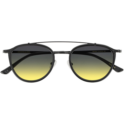 Epos Devon N lenti grigie sfumate giallo