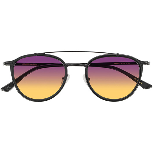 Epos Devon N lenti viola sfumate arancio