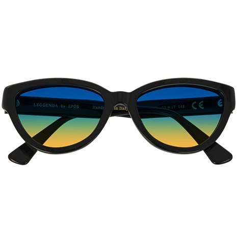 Epos Elissa N lenti blu sfumate arancio